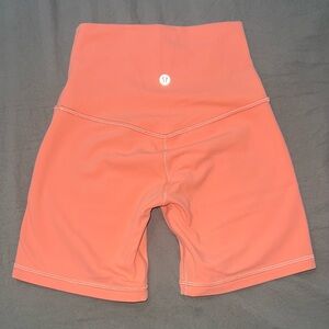 NWOT Lululemon Women’s Align Short 6" Guava Pink - Size 0